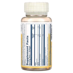 Thực phẩm bổ sung Solaray Vitamin E 268 mg 100 Softgels 076280041637
