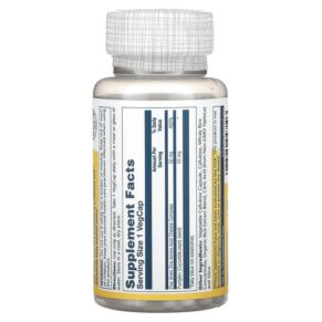 Thực phẩm bổ sung Solaray Zinc 50 mg 100 VegCaps 076280047103