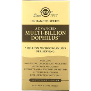 Thực phẩm chức năng Solgar Advanced Multi-Billion Dophilus 60 Vegetable Capsules 033984000391