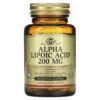 Thực phẩm chức năng Solgar Alpha Lipoic Acid 200 mg 50 Vegetable Capsules 033984000582