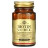 Thực phẩm chức năng Solgar Biotin 300 mcg 100 Tablets 033984002807