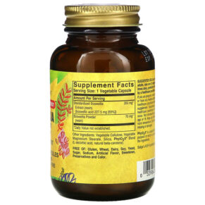 Thực phẩm bổ sung Solgar Boswellia Resin Extract 60 Vegetable Capsules 033984041141