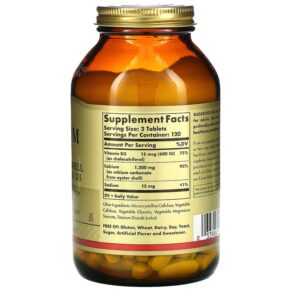 Thực phẩm bổ sung Solgar Calcium 