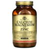 Thực phẩm chức năng Solgar Calcium Magnesium Plus Zinc 250 Tablets 033984005211