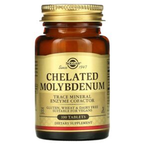 Thực phẩm chức năng Solgar Chelated Molybdenum 100 Tablets 033984007406