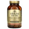 Thực phẩm chức năng Solgar Choline 350 mg 100 Vegetable Capsule 033984008304