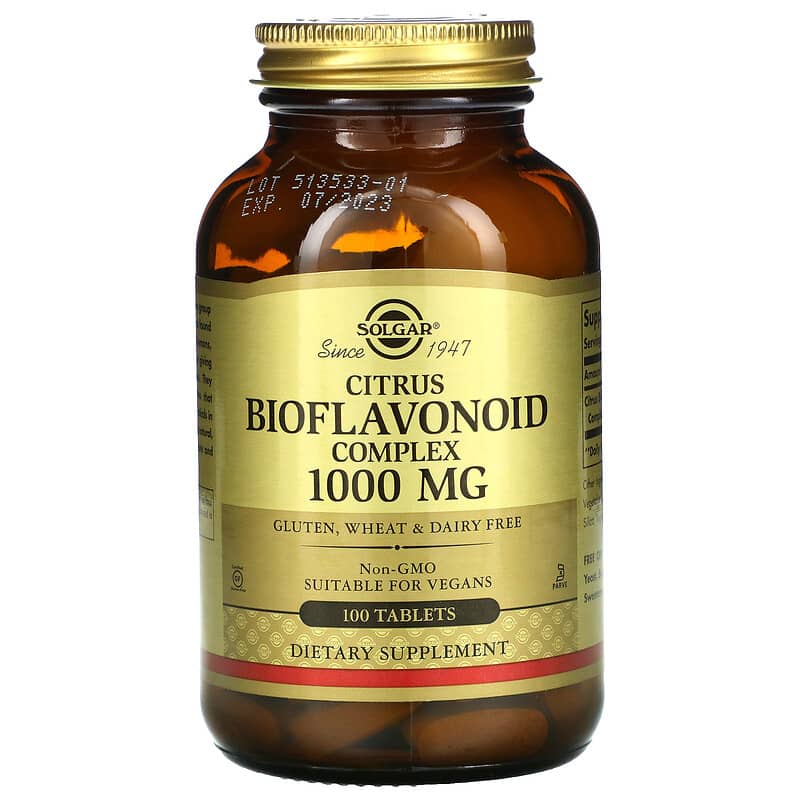 Solgar Citrus Bioflavonoid Complex 1.000 mg 100 Tablets 8 Thực phẩm chức năng Solgar Citrus Bioflavonoid Complex 1.000 mg 100 Tablets 033984009202