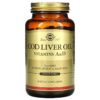 Thực phẩm chức năng Solgar Cod Liver Oil Vitamins A & D 250 Softgels 033984009417