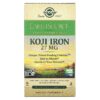 Thực phẩm chức năng Solgar EarthSource Food Fermented Koji Iron 27 mg 30 Vegetable Capsules 033984005341
