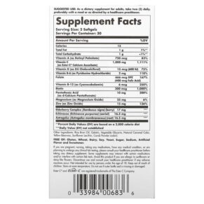 Thực phẩm bổ sung Solgar Ester-C Plus Immune Complex 60 Softgels 033984006836