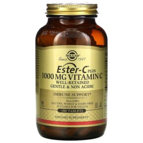 Thực phẩm chức năng Solgar Ester-C Plus Vitamin C 1.000 mg 180 Tablets 033984591974