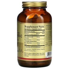 Thực phẩm bổ sung Solgar Ester-C Plus Vitamin C 500 mg 250 Vegetable Capsules 033984010499