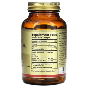 Thực phẩm bổ sung Solgar Evening Primrose Oil 1.300 mg 60 Softgels 033984010574