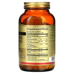 Thực phẩm bổ sung Solgar Extra Strength Glucosamine Chondroitin Complex 150 Tablets 033984012882