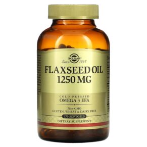 Thực phẩm chức năng Solgar Flaxseed Oil 625 mg 170 Softgels 033984303928