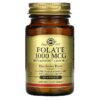 Thực phẩm chức năng Solgar Folate 1.000 mcg 60 Tablets 033984535954
