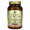 Thực phẩm chức năng Solgar Folate 1.333 mcg DFE 250 Tablets 033984011014