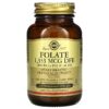 Thực phẩm chức năng Solgar Folate 800 mcg 250 Vegetable Capsules 033984010925