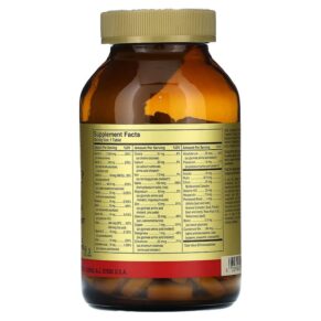 Thực phẩm bổ sung Solgar Formula V VM-75 Multiple Vitamins with Chelated Minerals 180 Tablets 033984011830