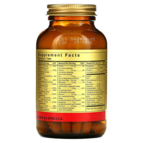 Solgar Formula V VM-75 Multiple Vitamins with Chelated Minerals 90 Tablets 3 Thực phẩm bổ sung Solgar Formula V VM-75 Multiple Vitamins with Chelated Minerals 90 Tablets 033984011823