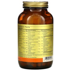 Thực phẩm bổ sung Solgar Formula V VM-75 Multiple Vitamins with Chelated Minerals Iron Free 180 Tablets 033984011533
