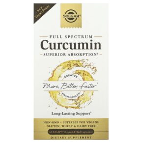 Thực phẩm chức năng Solgar Full Spectrum Curcumin 60 Licaps 033984547070