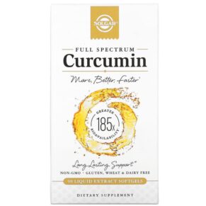 Thực phẩm chức năng Solgar Full Spectrum Curcumin 90 Liquid Extract Softgels 033984547087