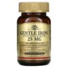 Thực phẩm chức năng Solgar Gentle Iron 25 mg 90 Vegetable Capsules 033984012493