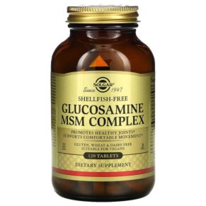 Thực phẩm chức năng Solgar Glucosamine MSM Complex 120 Tablets 033984013155