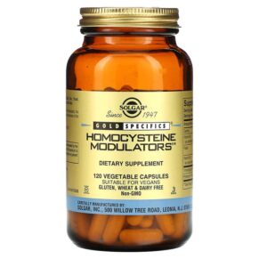 Thực phẩm chức năng Solgar Gold Specifics Homocysteine Modulators 120 Vegetable Capsules 033984014114