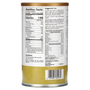 Thực phẩm bổ sung Solgar Grass Fed Whey To Go Protein Powder Unflavored 13.2 oz (377 g) 033984300934