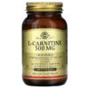 Thực phẩm chức năng Solgar L-Carnitine Free Form 500 mg 60 Tablets 033984005716