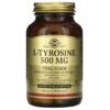 Thực phẩm chức năng Solgar L-Tyrosine 500 mg 100 Veggie Caps 033984027619