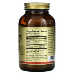 Thực phẩm bổ sung Solgar Lipotropic Factors 100 Tablets 033984015814