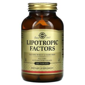 Thực phẩm chức năng Solgar Lipotropic Factors 100 Tablets 033984015814