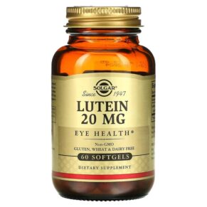 Thực phẩm chức năng Solgar Lutein 20 mg 60 Softgels 033984016750