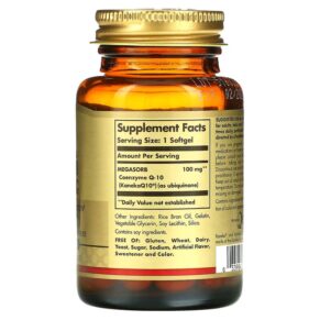 Thực phẩm bổ sung Solgar Megasorb CoQ-10 100 mg 90 Softgels 033984009141