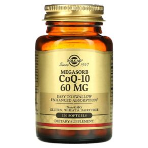 Thực phẩm chức năng Solgar Megasorb CoQ-10 60 mg 120 Softgels 033984009585