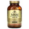 Thực phẩm chức năng Solgar MSM (Methylsulfonylmethane) 1.000 mg 120 Tablets 033984017344
