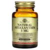 Thực phẩm chức năng Solgar Natural Astaxanthin 5 mg 60 Softgels 033984000711