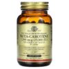 Thực phẩm chức năng Solgar Naturally Sourced Oceanic Beta-Carotene 7.500 mcg (25.000 IU) 90 Softgels 033984020313