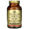 Thực phẩm chức năng Solgar No-Flush Niacin 500 mg 100 Vegetable Capsules 033984019119