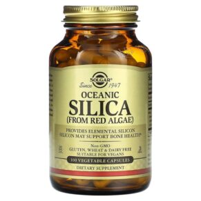 Thực phẩm chức năng Solgar Oceanic Silica From Red Algae 100 Vegetable Capsules 033984025714