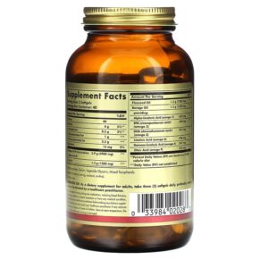 Thực phẩm bổ sung Solgar Omega 3-6-9 1.300 mg 120 Softgels 033984020283