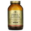 Thực phẩm chức năng Solgar Omega-3 Fish Oil Concentrate 120 Softgels 033984017887
