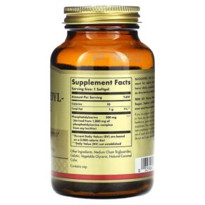 Thực phẩm bổ sung Solgar Phosphatidylserine 200 mg 60 Softgels 033984022089