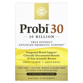 Thực phẩm chức năng Solgar Probi 30 30 Billion 30 Vegetable Capsules 033984539259