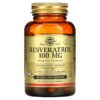 Thực phẩm chức năng Solgar Resveratrol 100 mg 60 Vegetable Capsules 033984023352