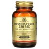 Thực phẩm chức năng Solgar Resveratrol 250 mg 30 Softgels 033984023369