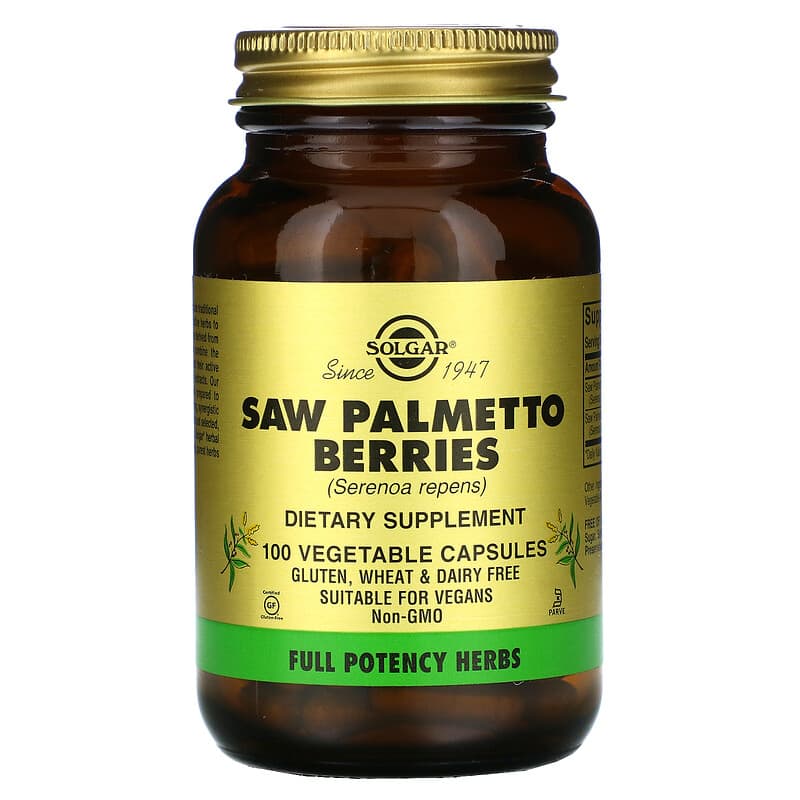 Solgar Saw Palmetto Berries 100 Vegetable Capsules 8 Thực phẩm chức năng Solgar Saw Palmetto Berries 100 Vegetable Capsules 033984040236